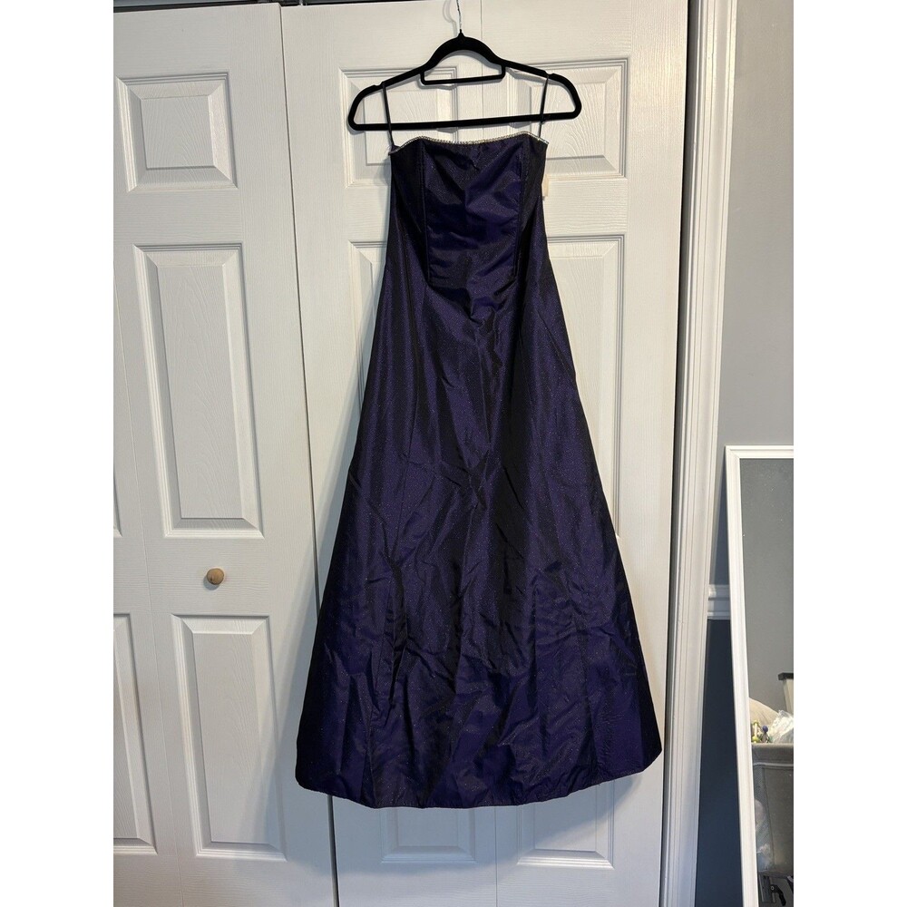 Jessica McClintock Gunne Sax Sparkle Rhinestone ballgown women’s 5 deep purple